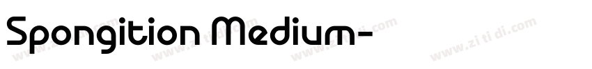 Spongition Medium字体转换 Spongition Medium字体转换